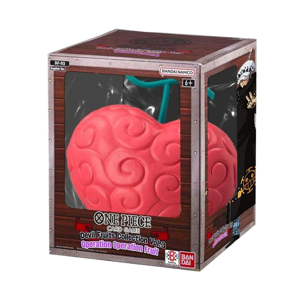 One Piece TCG Devil Fruit Collection Vol.3 Box Set with OP12 Booster Packs and Sleeves