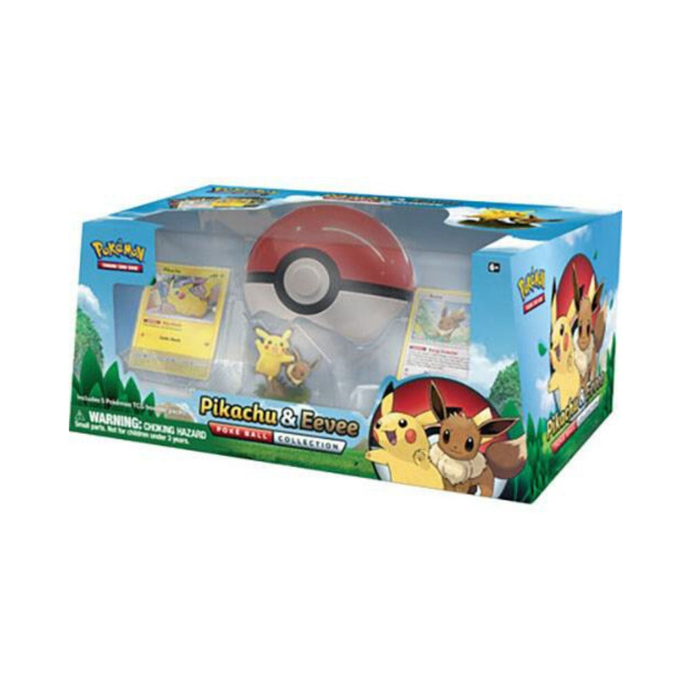 Pokémon TCG Pikachu & Eevee Poké Ball Collection with Promo Cards, Booster Packs & Poké Ball Case