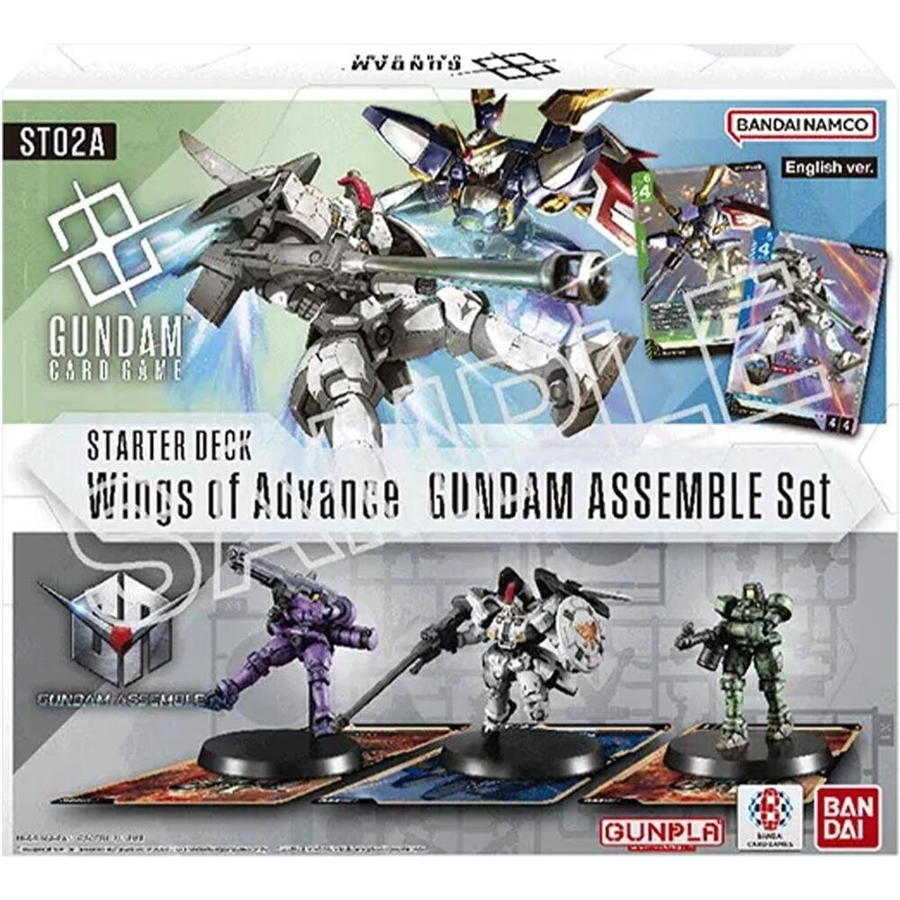 Gundam TCG Assemble Set Starter Deck 02 ST02A - Wings of Advance (English Version)