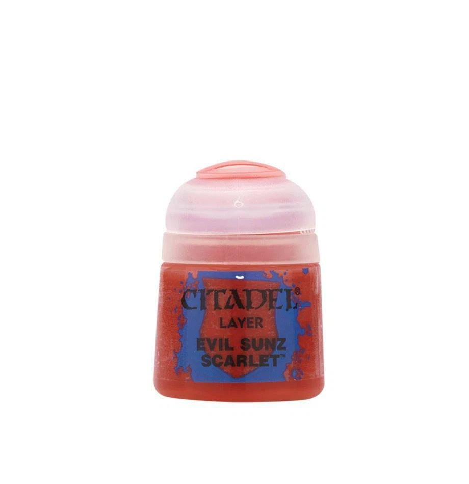 Warhammer Citadel Base Evil Sunz Scarlet Paint Bottle 12ml