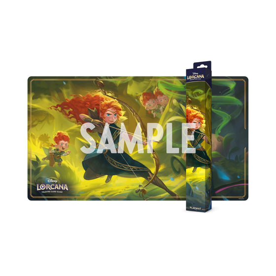 Lorcana TCG Wilds Unknown Playmat - Merida, Full-Sized 23 x 13.5-Inch Card Game Mat for Protection, Style, and Immersive Gameplay