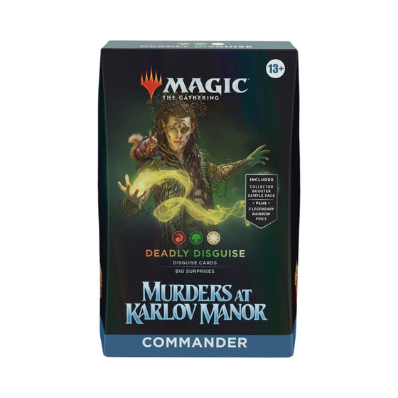 MTG Murders At Karlov Manor Deadly Disguise Commander Deck Magic The Gathering Cards