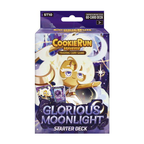 CookieRun Braverse TCG ST-10 Glorious Moonlight Purple Starter Deck 60 Card Game Set