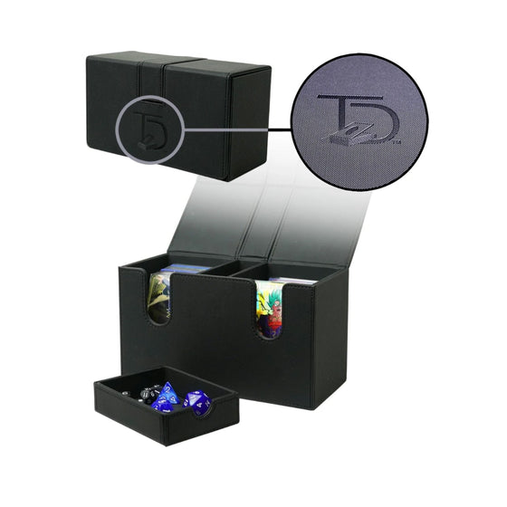 TopDeck 200+ Card Dual Deck Box Trading Card Storage Case for TCG, CCG, and Sports Cards