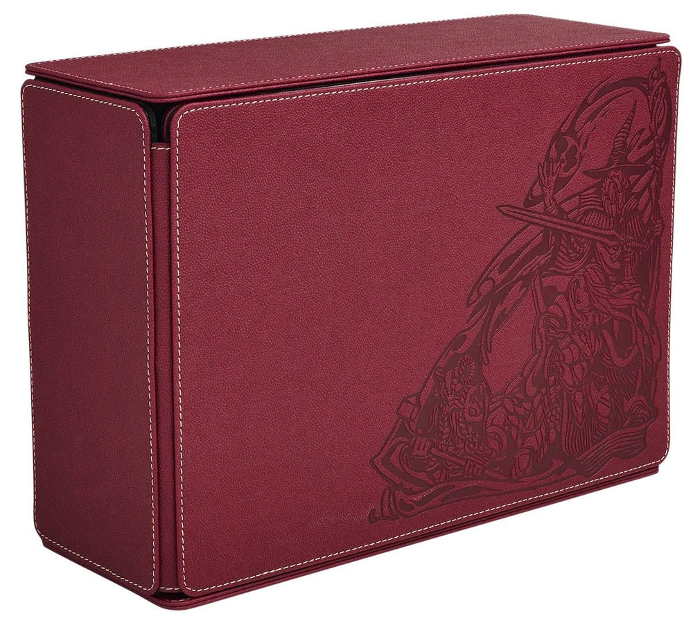 Dragon Shield Role Playing Game Master Companion Blood Red – Compatible with Official DND Spell Cards - 6 Foam Trays with Room for a Total of Over 40 Miniatures of Various Sizes