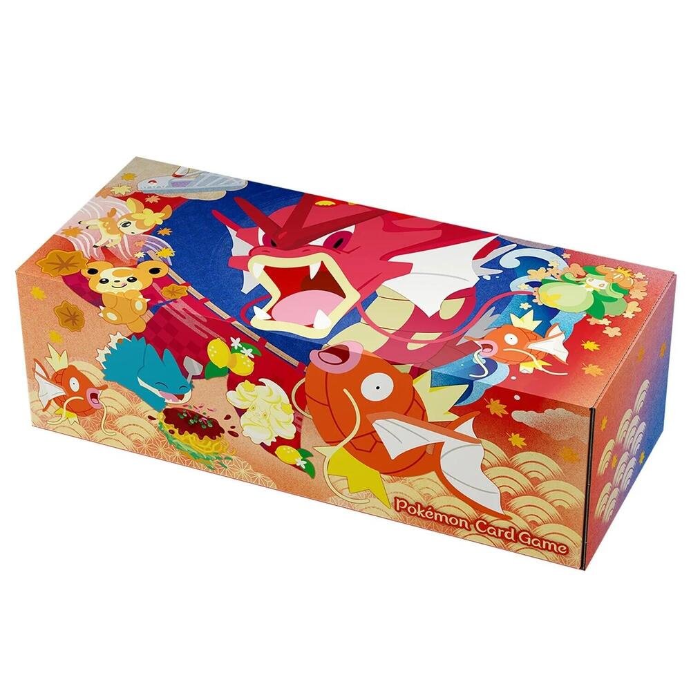 Pokémon TCG Pokémon Center Hiroshima Special Box – Shiny Gyarados Promo + Sleeves & Deck Accessories
